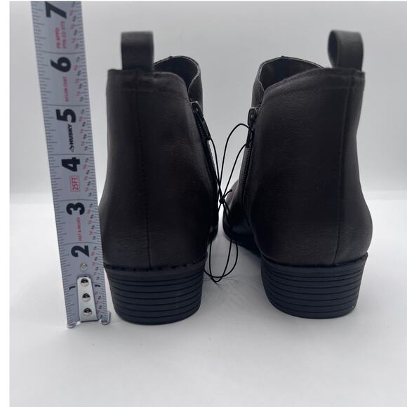 SUN+STONE 'CADEE' ANKLE CASUAL BOOTIES BROWN WOMENS 12M NEW - Picture 7 of 12